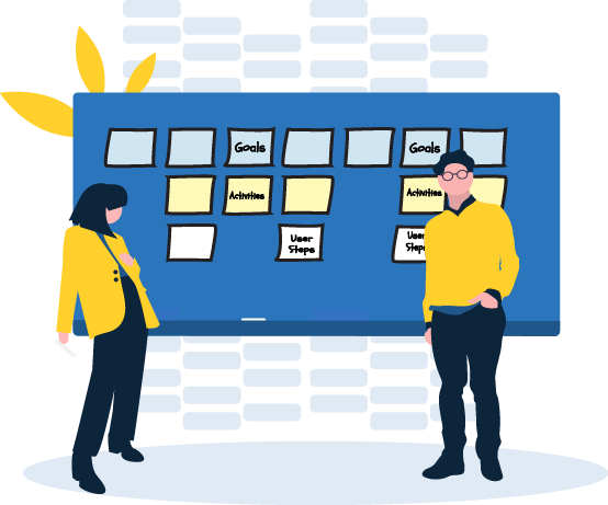 user story mapping graphic